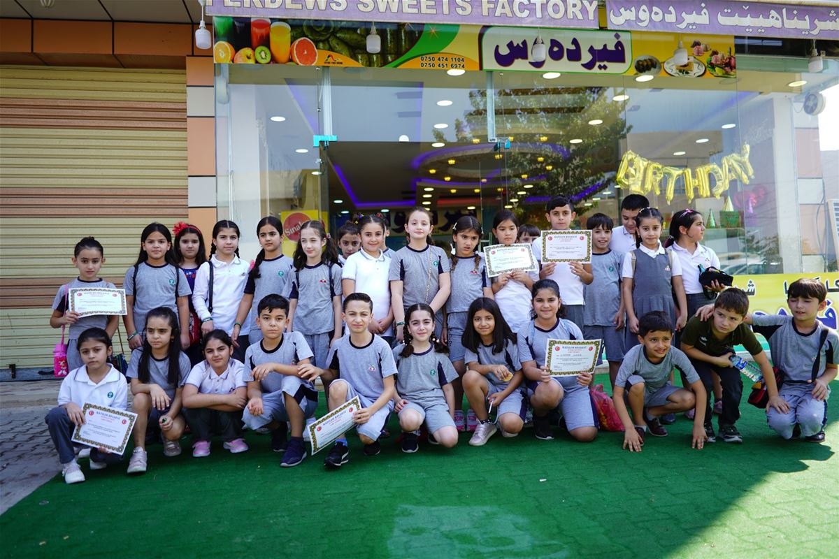 ZAKHO IS GR.3 STUDENTS ENJOY A TRIP TO SWEET FACTORY